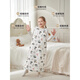 Starry Sky Children's Sleeping Bag Spring, Autumn and Winter Style Medium and Large Children's Vest Constant Temperature Tummy Tummy Quilt for Men and Women Constant Temperature Thick Quilting_10-25 Panda Party M Size Length 80cm_Height 80-cm_2-4 Years Old
