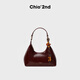 南风Chio2nd赫本晚宴腋下包2025新款红色手提包包女款通勤单肩斜挎包 樱桃红