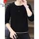 Pierre Cardin autumn and winter new Henry collar button sweater men's casual jacquard pullover fake two-piece sweater trendy apricot M 90-105Jin Jin is equal to 0.5 kg