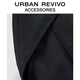 URBAN REVIVO2025秋季新款女户外休闲大容量斜挎包UAJB50015 黑色