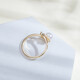 Exclusive on the whole network, women's simple and adjustable ring, 14K gold, freshwater pearl 6-7MM, exquisite gift box, freshwater pearl 6-7MM, 14K gold, simple ring