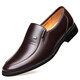 Zapatos de cuero aumentado interno para hombres 49 Tamaño grande 50 Zapatos de boda de cuero suave 47 Negocios Formal Wear 48 Casual Special Small Size 36 Pequeño 35 9922 Negro Single Zapatos 43