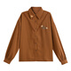 Mori Girl Tribe Autumn and Winter Loose Long Sleeve Shirt Women 2025 New Retro Embroidery Design Versatile Commuting Top Brown Shirt S Model Code