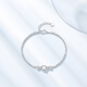 Chao Acer PT950 Platinum Bracelet Women's Disco Beads Birthday Gift Price Platinum Small Sugar Cube About 5.2g