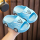 Qisiman Children's Slippers Luminous Summer New Style Boy Baby Lighting Car Home and Outdoor Soft Soled Anti-Slip Sandals Blue No Lights No Size 32-33 (Suitable for Feet Length 19 Centimeters)
