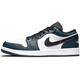 JordanAir Jordan 1 low dark teal trendy low-top retro basketball shoes men's 40
