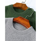 Ordo City cashmere sweater men's vest round neck youth middle-aged business vest sweater casual cardigan men white gray M 165 (suitable for 105 Jin [Jin equals 0.5 kg]-120 Jin [Jin equals 0.5 kg])