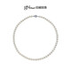 Jingrun Pearl Necklace S925 Silver Shaohua Selected Near Round Highlight Freshwater Pearl Necklace for Mother’s Birthday Gift for Women