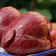 Whole pig heart boxed fresh frozen pig heart whole pig heart pig offal raw pork barbecue ingredients pig heart 400g/box