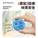 EETOYS cat self-pleasure silent fur ball cat toy cat amusing cat fur ball elastic plush ball relieves boredom and bite-resistant pet toy