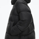 Jiangnan Buyi (JNBY) Bai Yueguang 25 new winter down jacket of the same style in the mall A-type loose side zipper 5X0C10110 001/original black (batch 1) S