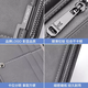 Version longue du portefeuille pour le portefeuille de portefeuille Pull Wallet Sac pour papa et mari Clutch Black Paaz9732-0b pour hommes