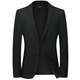 BOSS Men's Suit Tops 2025 New Spring High-End Business Casual Suit Jacket Men's Slim Single Suit Black XL 180