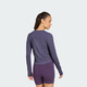 Adidas Jin Chen's same ALL ME training long-sleeved skin-friendly soft yoga Pilates T-shirt Adidas Soft Violet L