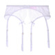 Luoying garters, rubber buckles, metal buckles, ribbons, garters, European and American stockings, stockings, black M