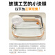 SUPOR crisper compartment glass lunch box office worker microwave heated lunch box student lunch box 1040ml cheese white