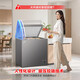 Rongsheng 200-liter single-temperature household commercial refrigeration and freezing high-efficiency frost reduction first-class energy-efficiency gray freezer state-subsidized official flagship store Boya Steel 200L BD/BC-200ZMSA