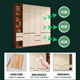 Juyao package installation solid wood 60mm deep wardrobe light luxury bedroom customized segmented large storage cabinet four doors 1.6m main cabinet