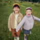 Mini Bala Boys and Girls Parent-Kild-ребенок антистатическая плюшевая куртка Fleeme теплый стиль на открытом воздухе 2025 Осень Новый
