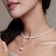 Jingrun Pearl Necklace Chuyuan 925 Silver Freshwater Pearl Pendant Single Large Particle Basic Model Stackable and Versatile Gift