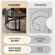Yang Yiyue simple coffee table living room home side table light luxury small apartment coffee table TV cabinet 60 fish belly white slate + 70 tempered glass