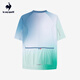 Le coq sportif professional cycling Le Coq French Rooster summer men's gradient breathable short-sleeved cycling jersey gray blue L