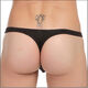 Thong Briefs Sexy Underwear Men's Sexy Men's Butt Showing Underwear Cotton T-Pants Flirting Black S-XXL