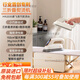 Morphyrichards Morphyrichards three-fold ironing machine household steam handheld electric iron to remove mites pulse supercharged steam ironing table official flagship coconut milk white.