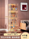 Yusenyi Model Display Cabinet Transparent Ornament Building Blocks Suitable for LEGO Household Blind Box Model Storage Toy Display Shelves (Model Display Cabinet) 4 Grids 4 Layers Fantasy Transparent (Model Display Cabinet) 4 Grids 4 Layers Fantasy Transparent