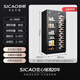 Xinchao red wine cabinet double-door thermostatic home recessable dual-temperature wine cabinet ice bar air-cooled frost-free electronic temperature control Portuguese 260B wine cabinet + ice bar dual temperature dual control 1.76 meters 5