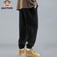 Paul Frank sweatpants men's heavyweight autumn loose leggings men's trendy sports casual pants men's pants black XL