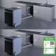 Siemens new product Crystal Lei long-lasting drying household fully automatic stove built-in dishwasher 15 sets 240 hours antibacterial storage super five-star disinfection SE45ZC25KC