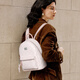 
NUCELLE Newzhilan [Same Model in Shen Yue] Pegasus Backpack 2025 Commuting Lightweight College Students Schoolbag Large Capacity Birthday Gift Soft Mist Powder Medium Version [Can be placed in 11-inch iPad]
