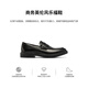 ECCO Loafers Men's Comfortable Leather Shoes Business Shoes British Slip-On Leather Shoes Urban London 525654 HL Black 52565401001 39