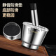 Yangma recommends 316 stainless steel garlic masher, solid masher jar, household thickened mortar for mashing garlic, 316 stainless steel 10cm drum-shaped masher