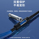 Fengyingzi Outdoor armored optical fiber with power integrated cable Optoelectronic composite cable finished cable 4-core single-mode fiber jumper SC50 meters FYZ-GYXTW-4B1-2*1.0