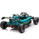 BeRica Aston Martin authorized F1 children's electric car kart remote control toy car 3-6th birthday gift