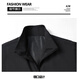 Thick velvet jacket for men 2025 autumn and winter new trend versatile stand-up collar men's loose casual clothes black velvet style 3XL recommended 145-160Jin Jin equals 0.5 kg
