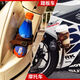 Yusen Yizhen cowhide motorcycle water cup holder electric vehicle retro motorcycle bicycle water bottle rack handlebar installation black modified rack retro water bottle rack