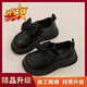 G.duck2025 Xiaoxiangfeng girls children's princess leather shoes new children's shoes spring and autumn girls spring single shoes baby British dark brown upgraded version 27 inner length 16.6 cm