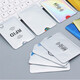 fancyfree shielded anti-theft card cover RFID portable tin foil bank card cover anti-scanning demagnetization ID card travel supplies RFID shielded passport cover (5 packs)