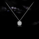 Yuebu quality platinum pendant French jewelry sugar cube PT950 platinum gold necklace for women light luxury mass sugar cube platinum gold