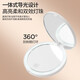 Ins mirror wooden simple desktop makeup mirror home small mirror student dormitory desktop makeup mirror beauty mirror LED portable fill light mirror LED portable folding makeup mirror white
