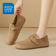 Жиновые ботинки Birkenstock для женщин Сплошной цвет Лето Новый универсальный пакет с ноколокожи