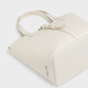 CHARLES/KEITH25 autumn new product simple commuter portable bucket cabbage basket pack Chinese Valentine's Day gift CK2-10151518 Cream milk white S