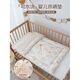 婴儿床垫a类母婴级儿童幼儿园专用垫被新生儿尿布台垫子宝宝褥子 花间小兔【可水洗-四季通用】 80*40cm