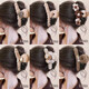 Plush grabber women's autumn and winter high-end 2025 new hairpin back of head hair shark clip large clip headwear light coffee min 13CM
