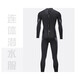 L Wetsuit one-piece men's 3mm warm, super elastic and wear-resistant wetsuit, cold-proof wetsuit, winter swimming suit, black XS
