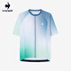 Le coq sportif professional cycling Le Coq French Rooster summer men's gradient breathable short-sleeved cycling jersey gray blue L