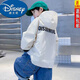 Disney Boys' Jackets Spring and Autumn 2025 New Children's Jackets Autumn Jackets Tops Boys Autumn Hooded Clothes White 140